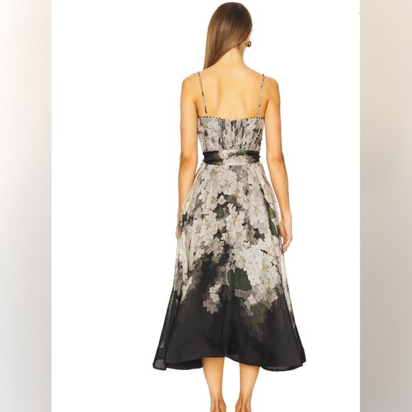 Zimmermann Balance linen and silk bustier dress - Picture 3 of 14